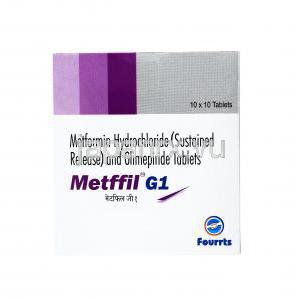 メトフィル G (グリメピリド/ メトホルミン)