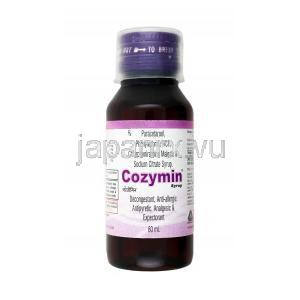 コザイミン 内服液 (アセトアミノフェン/ フェニレフリン/ クエン酸ナトリウム/ クロルフェニラミン/ メントール)