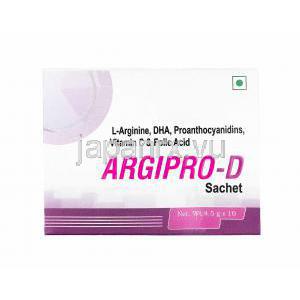アルジプロ D パウダー (L-アルギニン/ DHA/ プロアントシアニジン/ ビタミンC/ 葉酸)