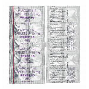ペクセップ (パロキセチン) 10mg 錠剤