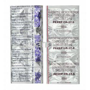 ペクセップ (パロキセチン) 37.5mg 錠剤