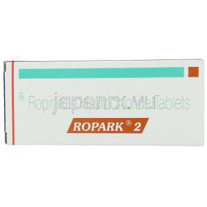 ロピニロール（レキップジェネリック）, Ropark, 2mg 錠 (Sun Pharma) 箱