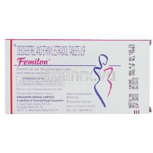 エチニルエストラジオール / デソゲストレル合剤（マーベロンジェネリック）, Femilon, 0.15mg/  0.02mg