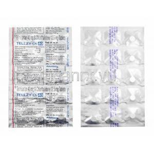 テルジー CH (テルミサルタン 40mg/ クロルタリドン 12.5mg) 錠剤