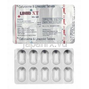 リニッド XT (セフロキシム/ リネゾリド) 錠剤