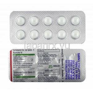 スゼタロ (エスシタロプラム) 5mg 錠剤