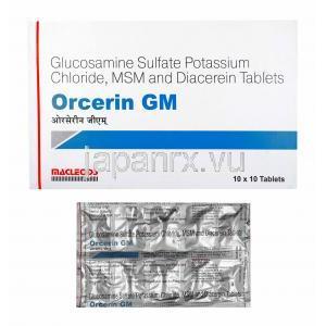 オルセリン GM (グルコサミン/ ジアセレイン/ メチルサルフォニルメセン)