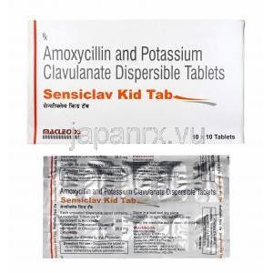 センシクラフ (アモキシシリン/ クラブラン酸) 小児用 箱、錠剤