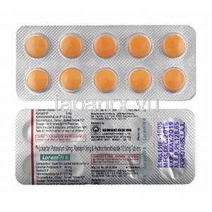ロラム H (ラミプリル/ ロサルタン/ ヒドロクロロチアジド) 5mg 錠剤