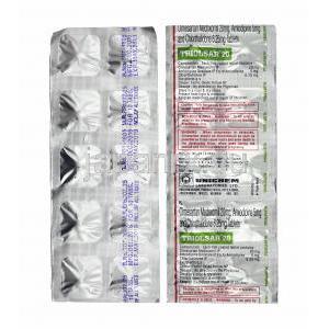 トリオルサー (オルメサルタン/ アムロジピン/ クロルタリドン) 20mg 錠剤