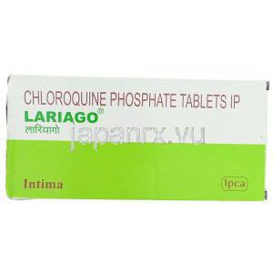クロロキン, Lariago, 250mg 錠 (IPCA Laboratories) 箱