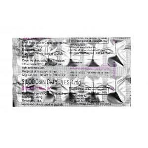 シロタイム, シロドシン,   4 mg, カプセル,シート情報