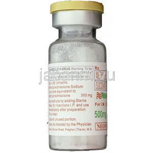 メチルプレドニゾロン（ソル・メドロール静注用ジェネリック）,Neo-Drol, 500mg 注射 (Neon) 情報