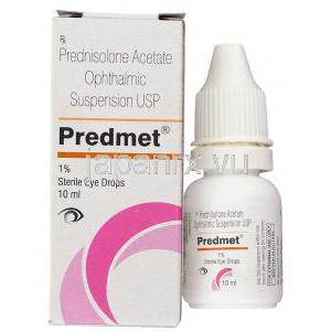 プレドニゾロン酢酸エステル, Predmet, 1% 10 ml 点眼液 (Sun Pharma)