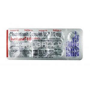 イソテイン, イソトレチノイン 10 mg,カプセル, シート情報