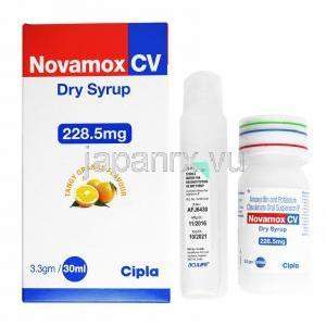 ノバモックスCV ドライシロップ (アモキシシリン/ クラブラン酸)