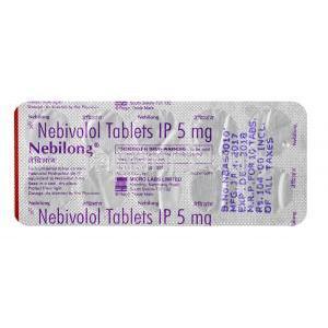 ネビロング, ネビボロール 5 mg, 錠剤, シート情報