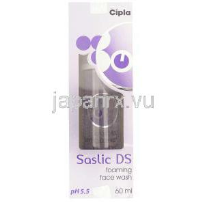 サリチル酸配合, Saslic DS, サリチル酸 2% 60ML フォーミング洗顔料 (Cipla)