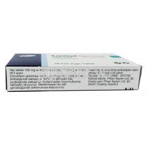 ルストラル スペシャル, セルトラリン, 100 mg 28 錠 , 箱側面情報