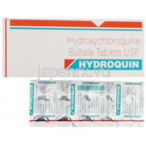 ヒドロキシクロロキン（プラキニル ジェネリック）, ハイドロキン Hydroquin 200mg 錠 (Sun Pharma)