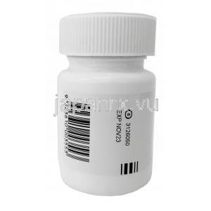 D ペナミン, ペニシラミン250 mg, 100錠入りボトル,製造元： Mylan, ボトル情報, 消費期限