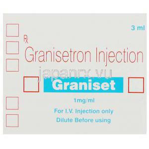 グランセトロン（カイトリルジェネリック）, グラニセット Graniset 3ml 注射 (Sun Pharma) 箱