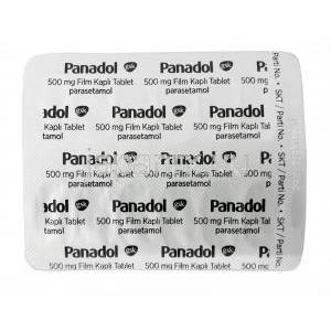 Panadol Regular, Paracetamol 500mg, GSK, Blisterpack information