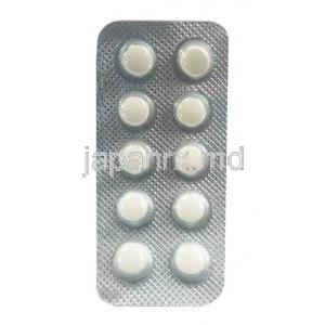 リスニア MD 1.0, リスペリドン 1 mg,錠剤, 製造元：Cipla, シート