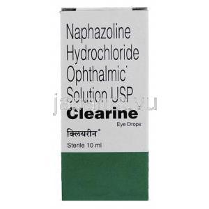 クリアリン Clearine, ナファゾリン塩酸塩 10ML 点眼薬 (Norvatis) 箱