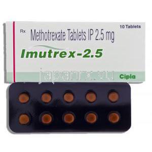 イミュトレックス Imutrex, メトトレキサート 2.5mg 錠 (Cipla)