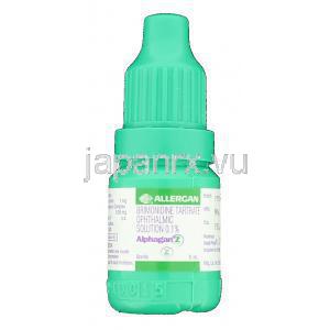 ブリモニジン酒石酸塩, アルファガンZ Alphagan Z 0.2% 点眼薬 (FDC) ボトル