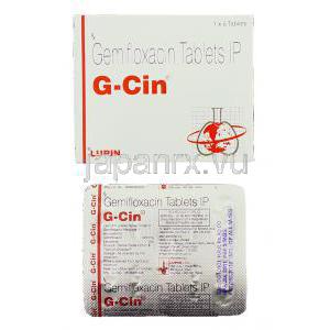 G-Cin, ファクティブ ジェネリック, ゲミフロキサシン 320mg 錠 (Lupin)