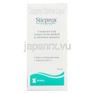 スティプロックス Stieprox, シクロピロクスオラミン 1.5% シャンプー (Stiefel) 箱