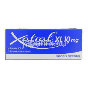 ザラトラルXL,  アルフゾシン塩酸塩（塩酸アルフゾシン） 10mg 錠 (Aventis) 箱