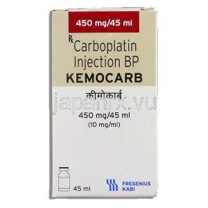 ケモカーブ Kemocarb, パラプラチン , カルボプラチン 注射 (Fresenius) 箱
