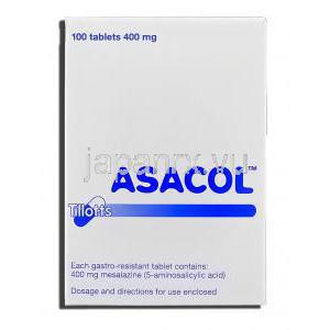 アサコール Asacol, メサラミン 400mg 錠 (Win Medicare) 箱