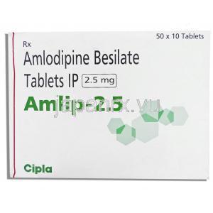 Amlip, ベジル酸アムロジピン 2.5MG錠