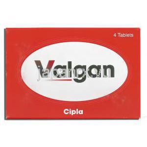 バルガン Valgan, バリキサ ジェネリック, バルガンシクロビル塩酸塩 450mg 錠 (Cipla) 箱