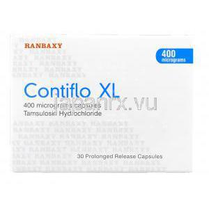 コンティフロ XL Contiflo XL, タムスロシン 400mg XL 錠 (Ranbaxy) 箱
