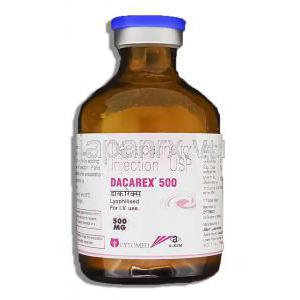 ダカレックス Dacarex , DTIC-ドーム ジェネリック, ダカルバジン 500mg 注射 (Alkem) バイアル