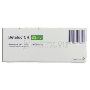 ベタロックCR Betaloc CR, コハク酸メトプロロール 23.75mg 箱 (アストラゼネカ社) 箱