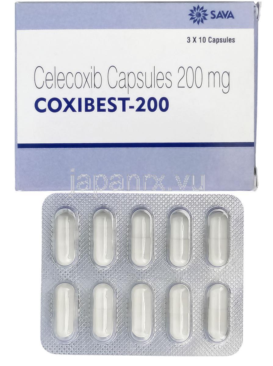 コキシベスト 200 Coxibest 200,  セレコックス ジェネリック, セレコキシブ 200mg, 錠