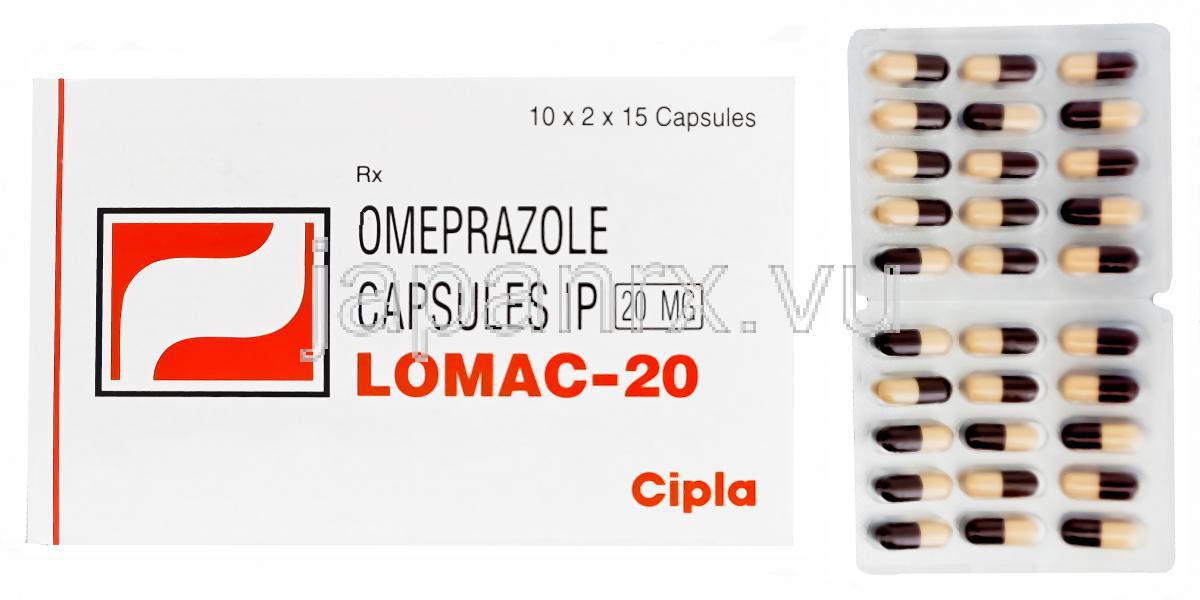 ロマック　LOMAC-20、ジェネリックプリロセック、オメプラゾール20mg