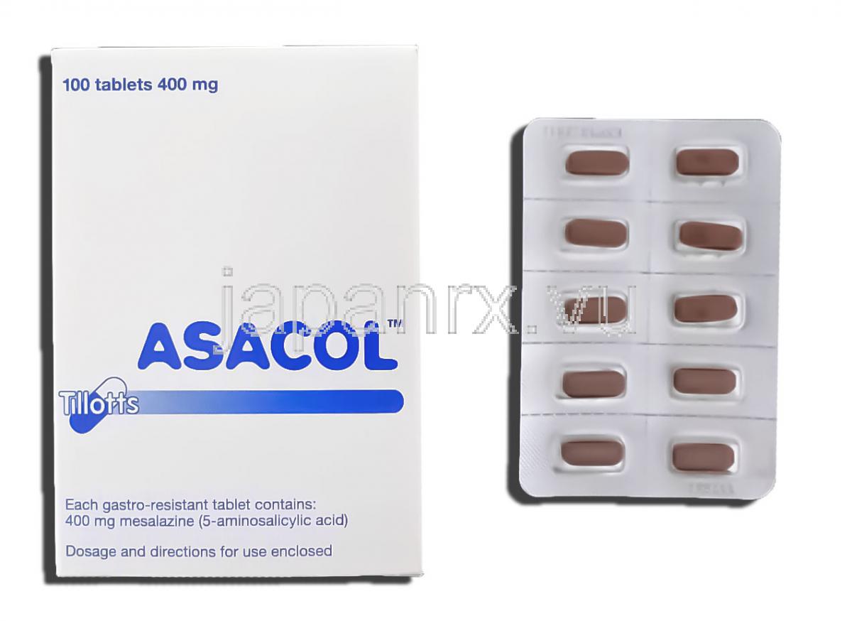 アサコール Asacol, メサラミン 400mg 錠 (Win Medicare)